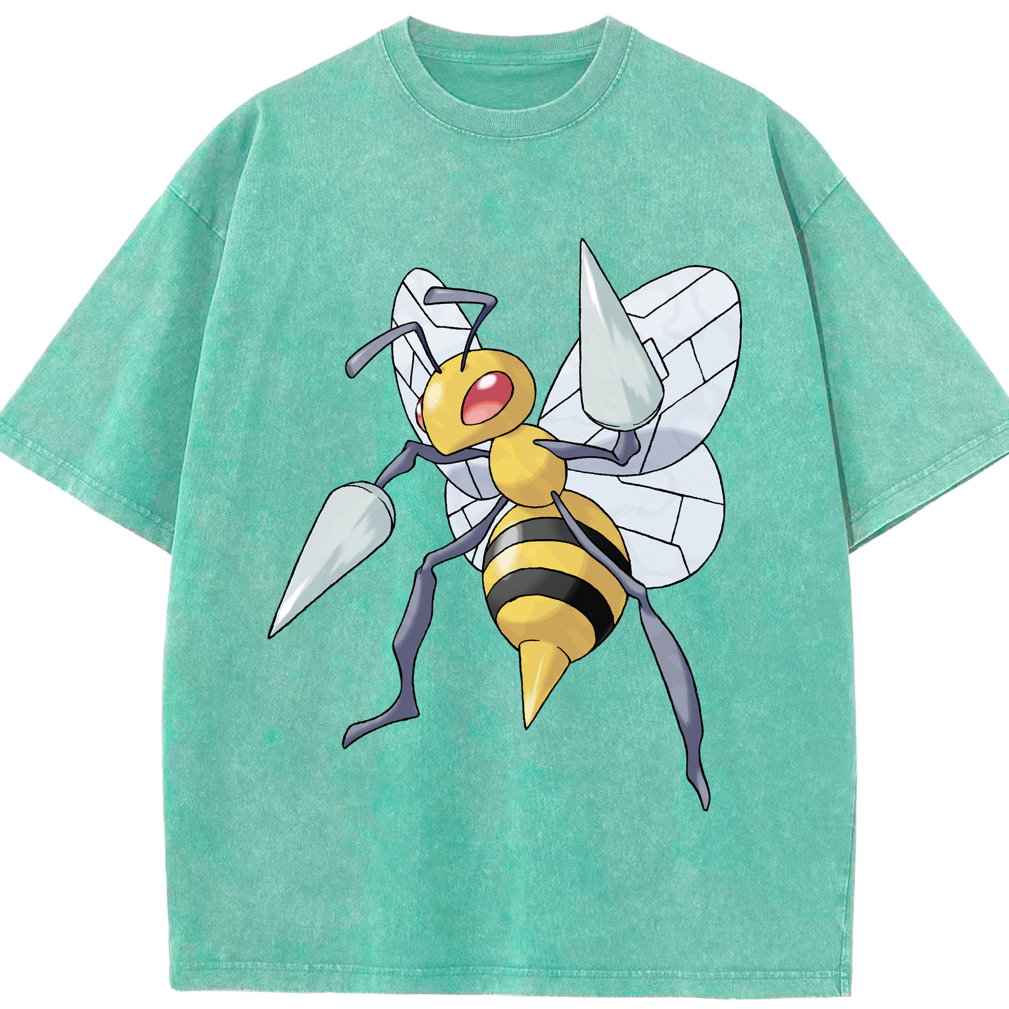 （画像用） ポケットモンスター Pokémon 綿100% ヴィンテージ風 半袖Tシャツ（フロントプリント）